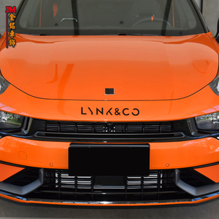 适用领克02hatchback引擎盖贴纸车头贴纸盖划痕贴改装车身装饰贴