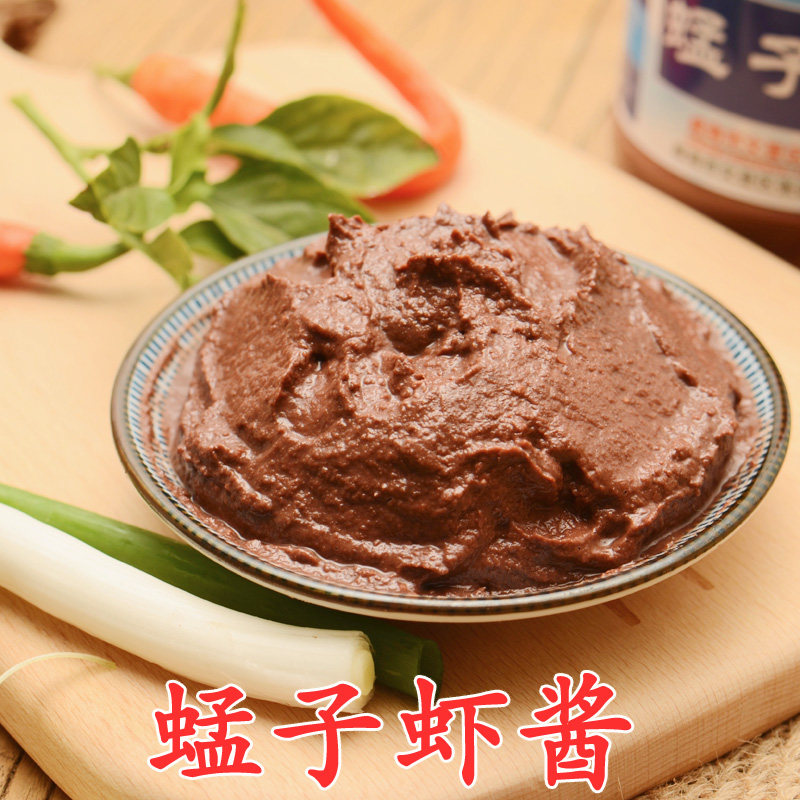 山东特产蜢子虾酱 螃蟹酱臭虾酱无添加糖精2件包邮 300克