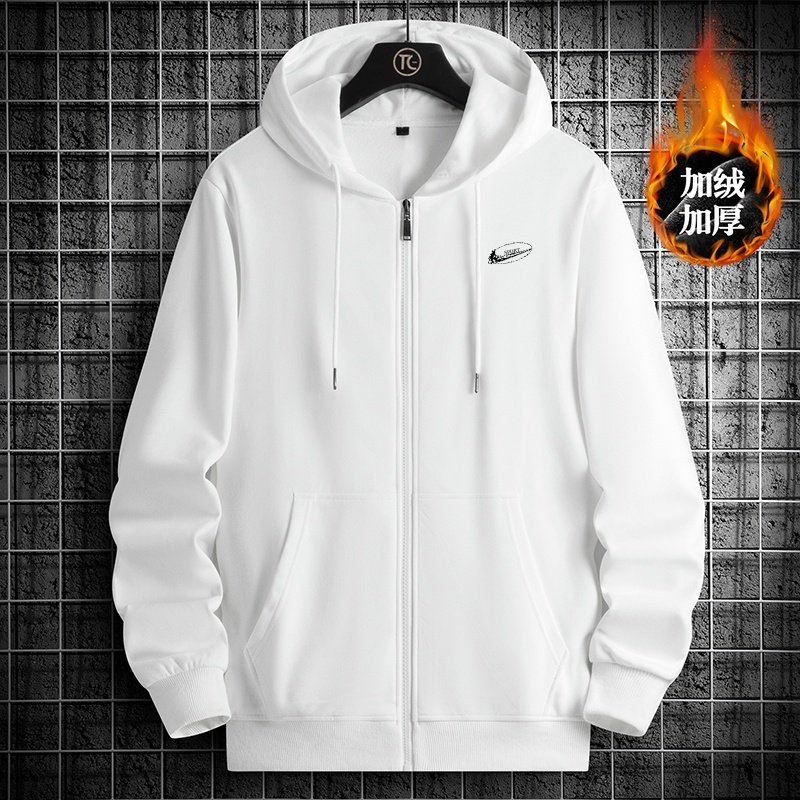 耐克顿男冬季纯色纯棉连帽卫衣
