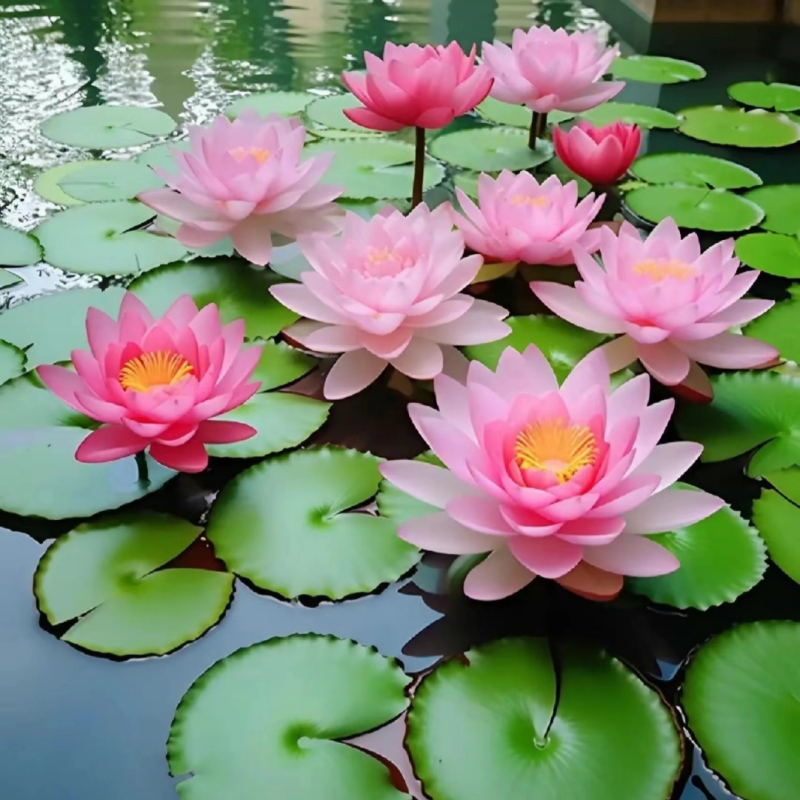 大睡莲根块池塘睡莲花水培植物四季莲花盆栽水养花卉荷花睡莲根茎