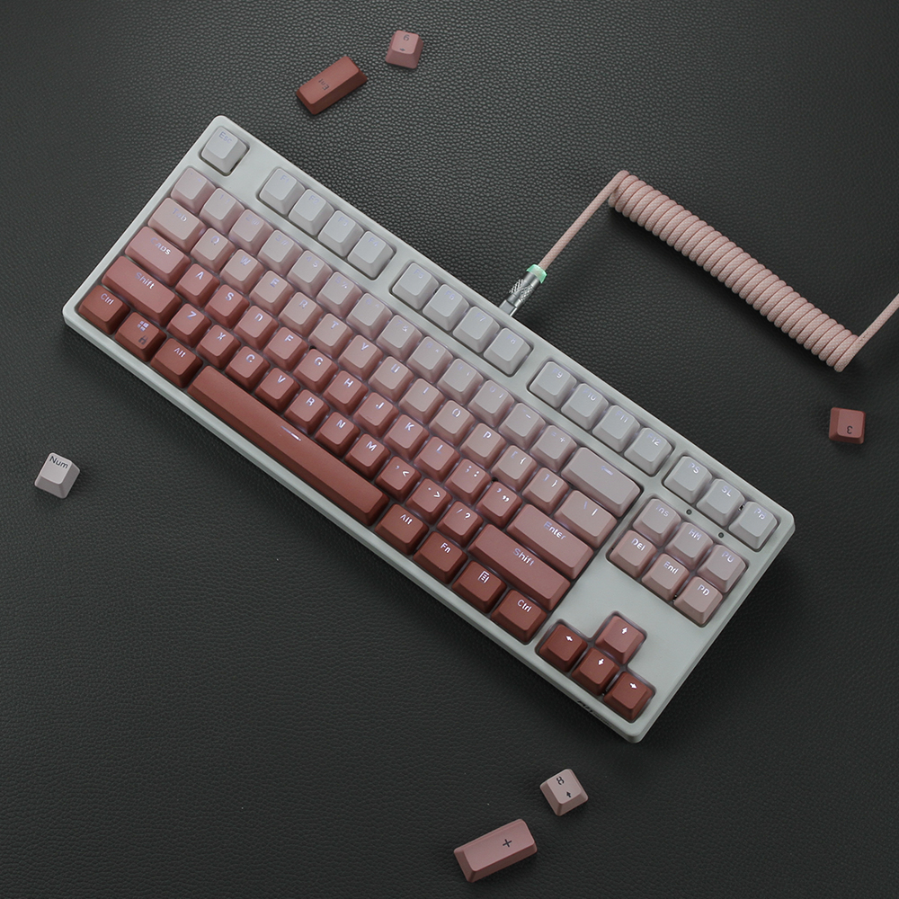 腮红渐变PBT透光磨砂抗打油