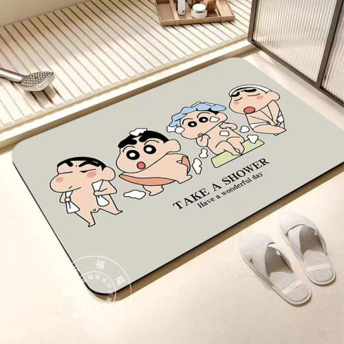 硅藻泥浴室垫吸水速干防滑垫