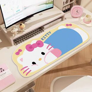 趴趴卡通鼠标垫超大号女生宿舍键盘工位办公室电脑桌垫免洗通用款