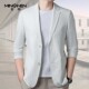 潮流帅气高级感防晒西装 泡泡纱休闲西服男轻薄款 时尚 修身 外套 韩版