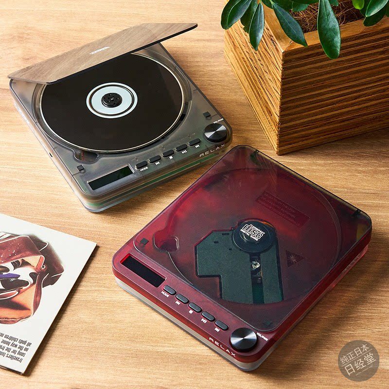 蓝牙CD播放器透明复古设计