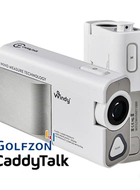 日本包税 GOLFZON CaddyTalk Windy 白色 激光高尔夫 测距仪新款