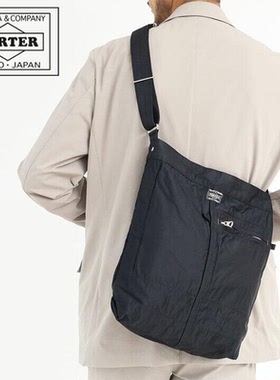 PORTER MILE SHOULDER BAG 尼龙斜纹布工装单肩斜挎包 754-15114