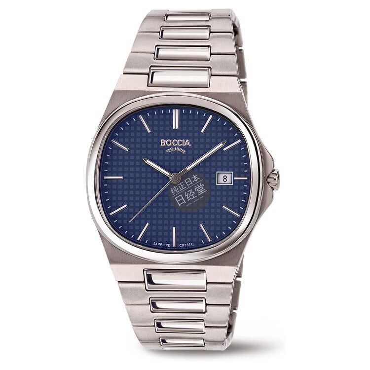 日本代购 BOCCIA TITANIUM 日本制机芯 男款极简复古商务石英手表