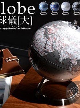 英文标示世界城市地球仪