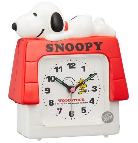 丽声日本代购卡通人物snoopy闹钟