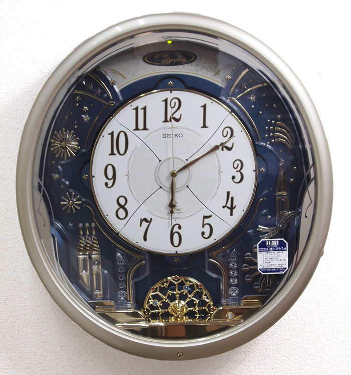 日本航空直邮 正品代购seiko精工电波音乐挂钟re561h