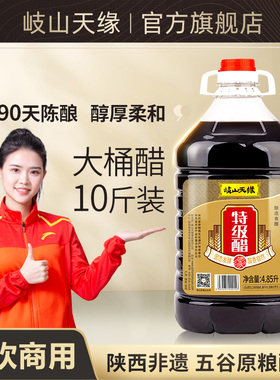 岐山天缘特级醋4.85L 陕西岐山醋纯粮酿造食用醋饺子面食调味泡菜