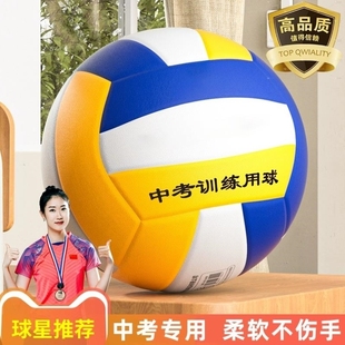 中考标准排球4号5号儿童初中小学生专用考软式硬排五号训练比赛用