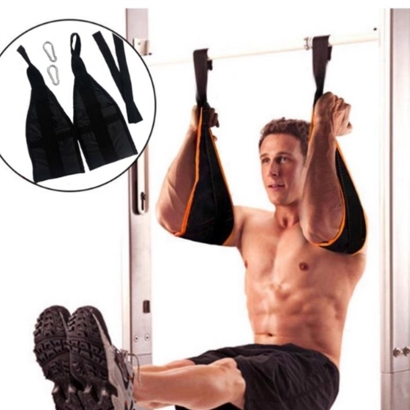 腹肌悬臂带助力带悬垂举腿吊带健腹卷腹挂钩腰腹训练器悬挂辅助带