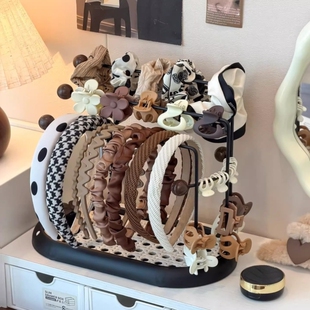 发箍抓夹收纳神器大容量发卡发夹头绳整理桌面儿童发饰发圈展示架