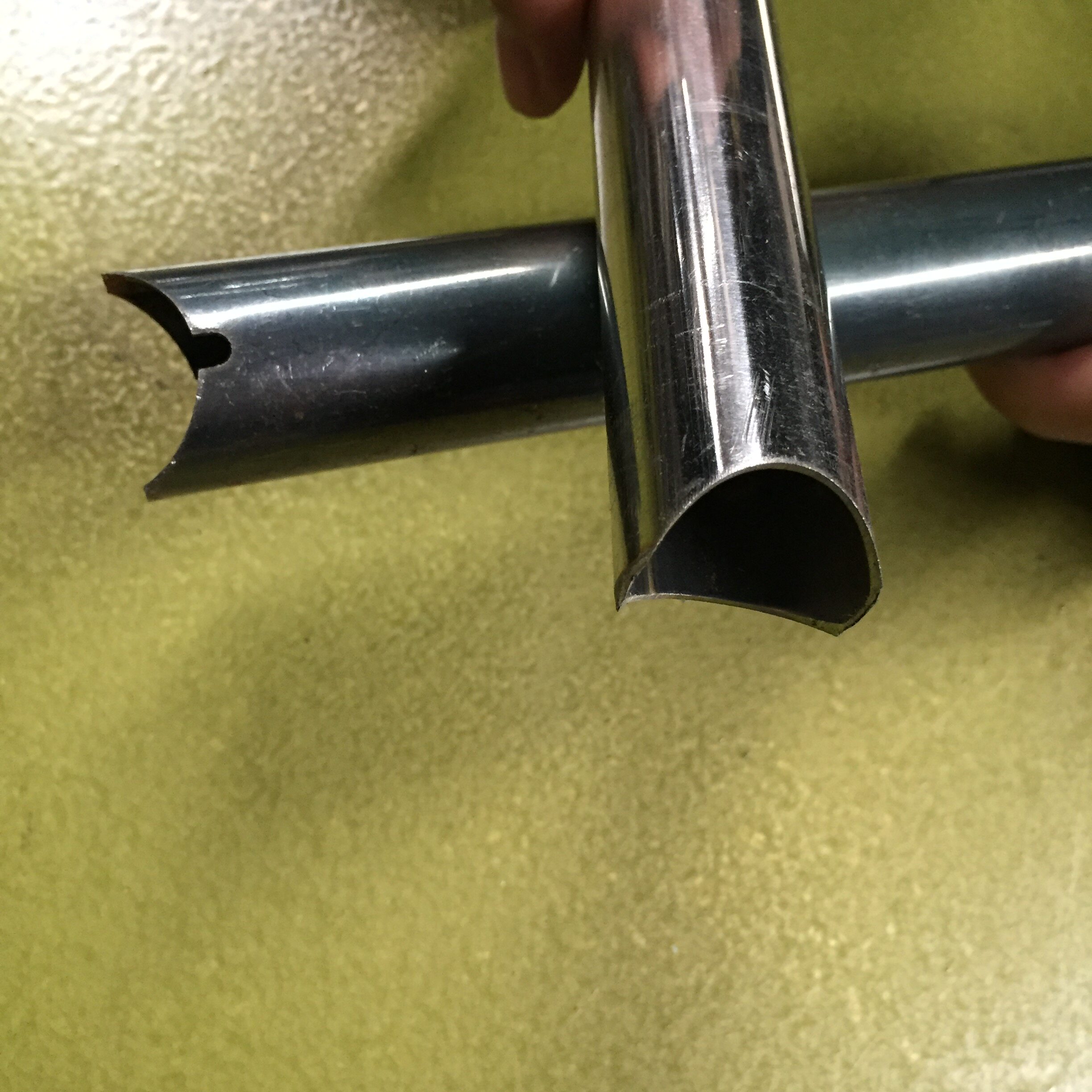圆管切弧机铁管冲弧口机 不用二次加工不锈钢冲孔机模具压扁冲孔