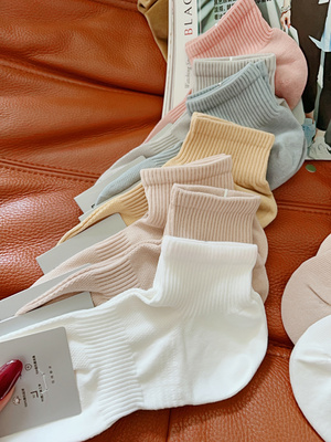 女款，茶茶自留！专业春夏运动型，3D立体一体织防臭立体织袜！