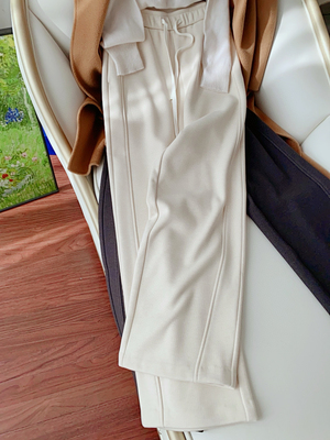 光腿可过冬！南方的亲不要拍，立体剪裁镰刀裤直阔裤，巨显瘦保暖