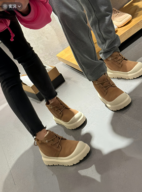 捡大漏雪地靴男女款冬季保暖加绒加厚情侣户外保暖皮毛一体