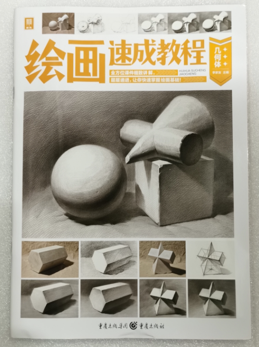 绘画速成教程几何体2021敲门砖李家友素描石膏单体组合基础知识入门