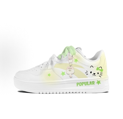 【定制球鞋】Anta安踏 轻松 绿韵 小众校园 经典百搭 小清新 舒适