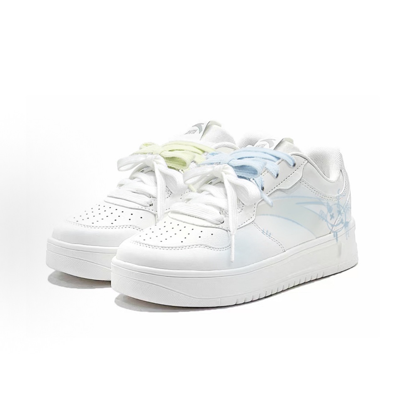 【定制球鞋】Anta安踏 轻松 泼墨晕染 手绘百搭 防滑减震,运动鞋new,板鞋,淘宝优惠券,粉丝福利购,淘宝优惠卷