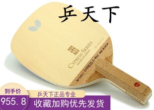 蝴蝶底板单桧桧木日本CYPRESS正品T G V-MAX乒乓球拍直板日式直拍