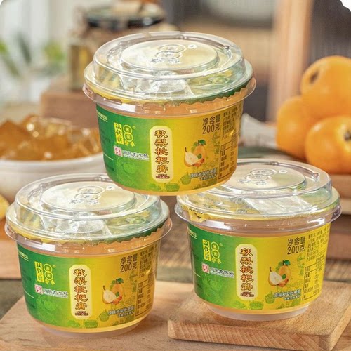 双钱牌秋梨枇杷膏200g*6碗即食非果冻果味非龟苓膏夏季特价批发