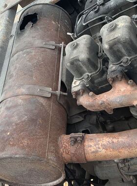 挖掘机配件神钢SK400/SK300/SK450-6消声器排气管消音器6D24/6D22