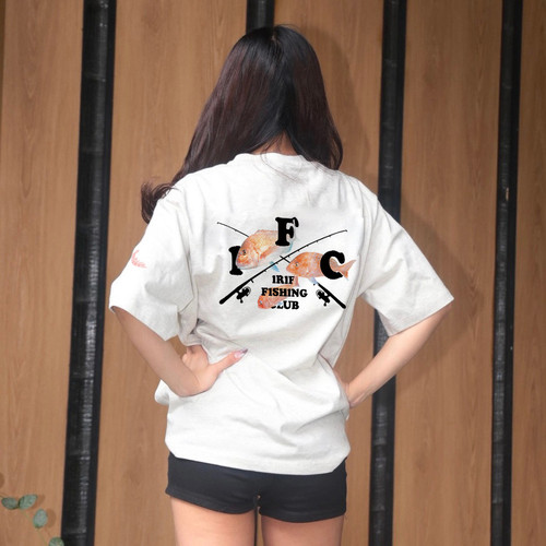 IFC IRIE FISHING CLUB“鲷鱼”路亚钓鱼佬文化标语美式短袖T恤