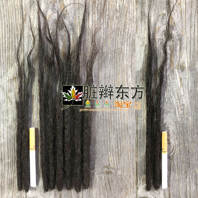 真人发直发雷鬼脏辫Human straight hair dreadlocks Rasta