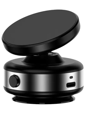 Rechargeable rotate vacuum suction car magnetic phone holder