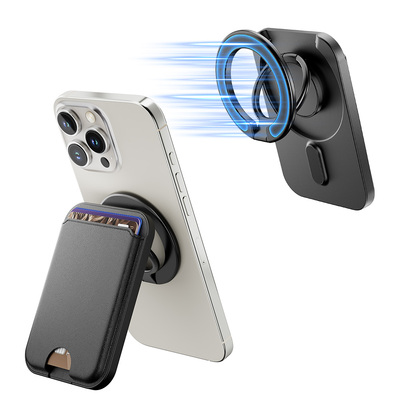 Szsmilin磁吸手机卡包旋转便携式