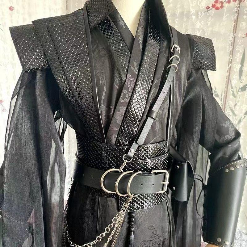 墨燃cos服/万用黑色劲装