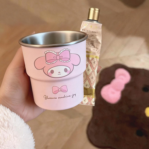 可爱牙刷杯不锈钢漱口杯家用刷牙杯子洗漱杯情侣学生儿童牙缸牙杯
