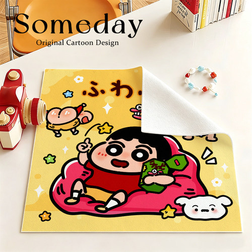软乎乎超萌卡通百贴布防刮防磕魔术自粘收纳布相机平板化妆品