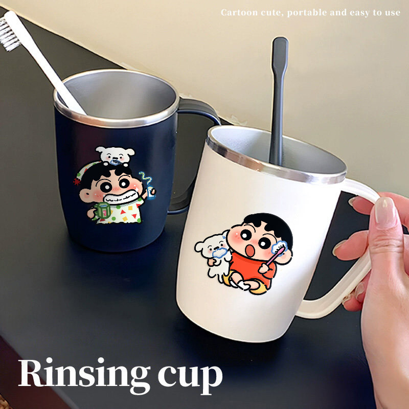 防霉抗菌漱口杯家用刷牙杯洗漱杯子情侣牙刷杯创意高颜值手柄牙杯