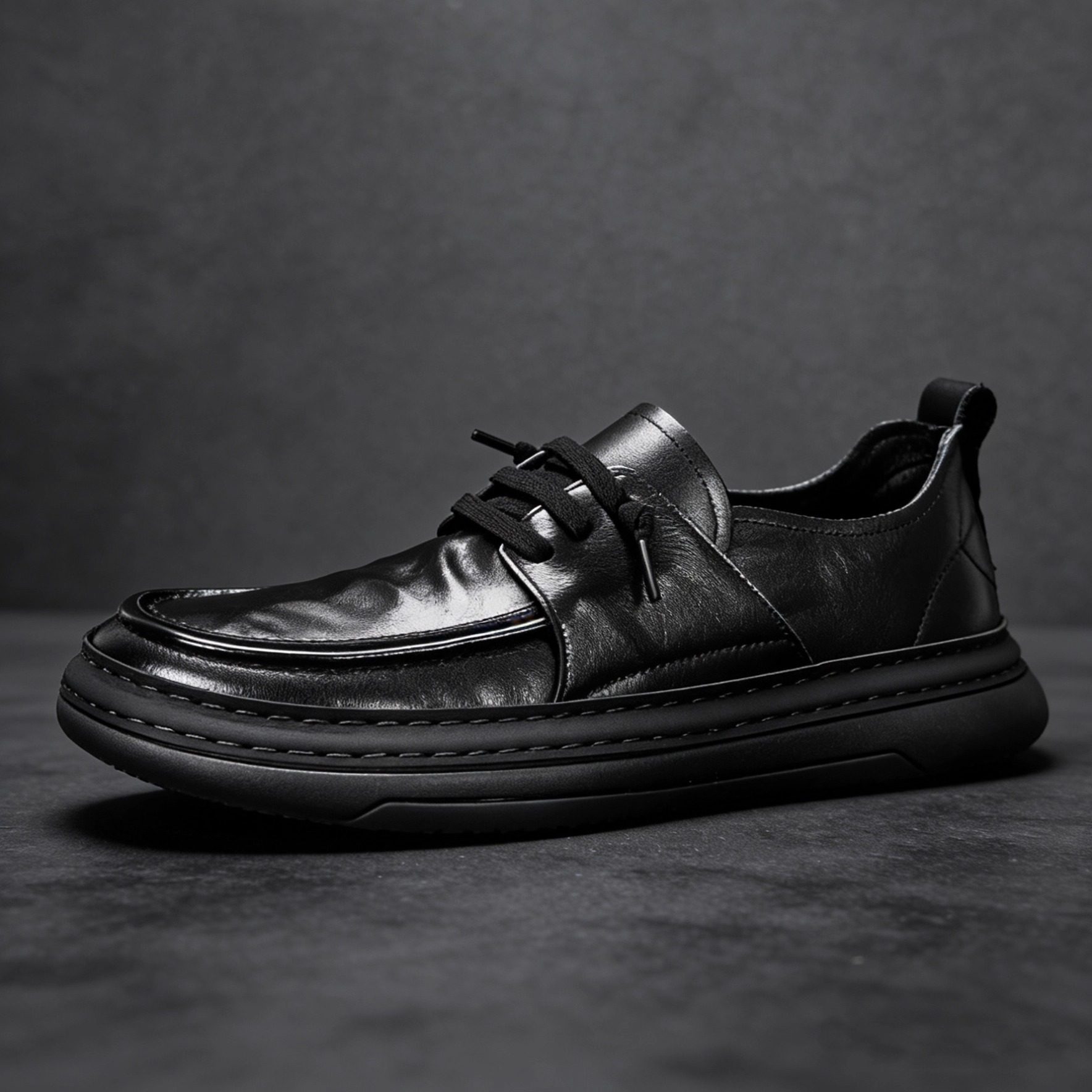 英伦潮流商务休闲鞋皮鞋男