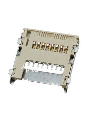 500901-0801 5009010801  SD TF卡座8pin 翻盖式卡座