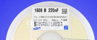 CL10B224KB8NNNC 三星贴片电容0603 220NF±10%50V  16v X7R