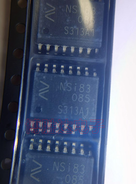 全新原装NSI83085 NSI83086 SOIC-16WB高可靠性隔离半双工RS485收