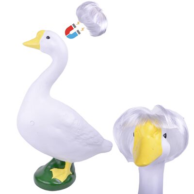 Porch goose statue 磁吸门廊鹅摆件花园鸭子摆件树脂庭院摆件