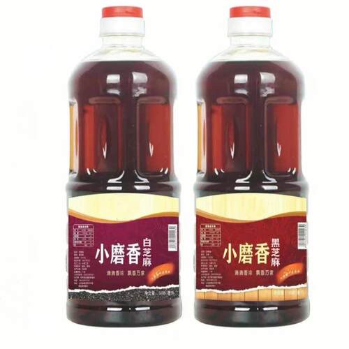 调味黑芝麻香油小磨香油调味油白火锅油碟自榨月子油家用炒菜ZY