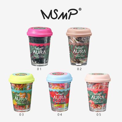 彩色皮筋ins小罐子儿童发绳