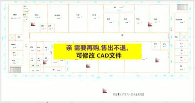 0167 CAD图纸 软胶囊和口服液生产车间一层平面布局 +