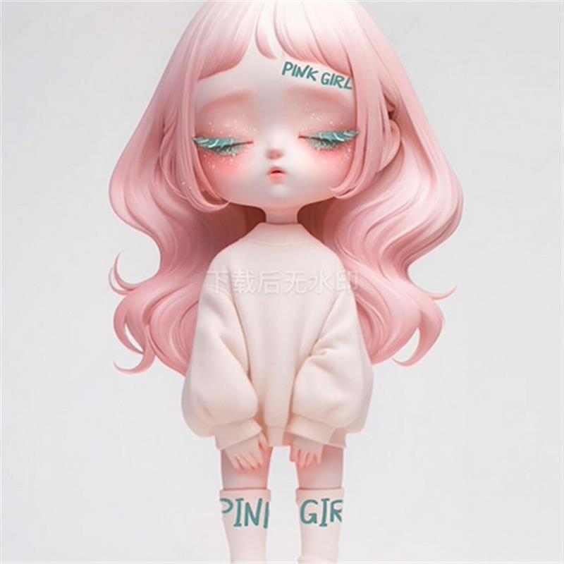 现代艺术装置 玩偶 泡泡马特 潮玩娃娃摆件 手办 草图大师SU模型