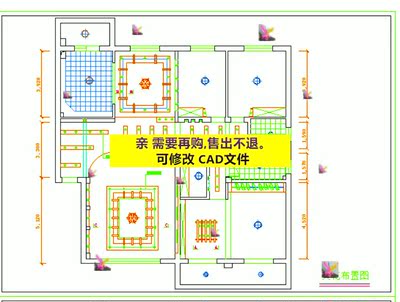 338 CAD图纸 室内吊顶天花板设计CAD施工图纸 -