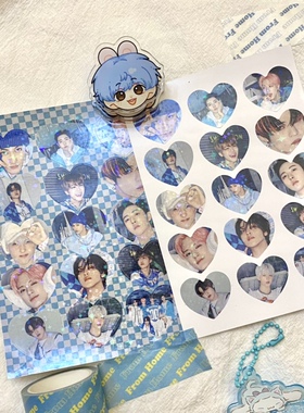 nctdream咕卡贴纸 nct咕卡贴纸 爱心贴纸 咕卡贴纸 ins风贴纸
