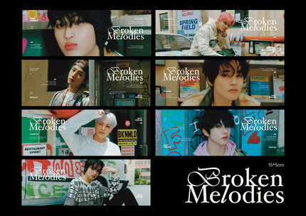 原创nctdream长条封口贴打包Broken Melodies长款封口贴15x5cm