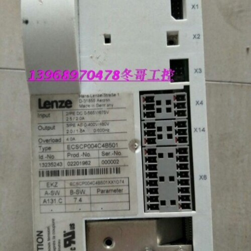 【议价】Lezen伦茨变频器ECSCP004C4B501 D-31855 实物拍摄正品/